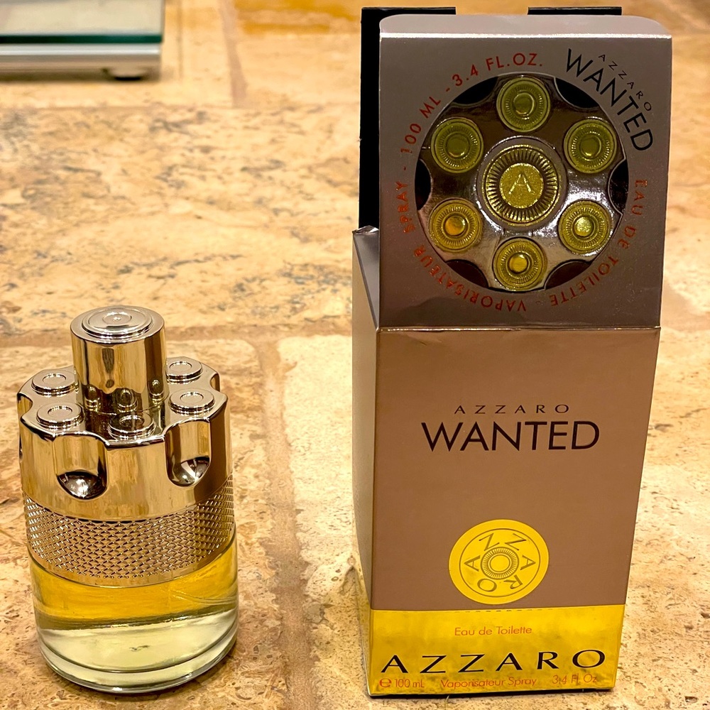 Azzaro Wanted 3.4 oz 100ml with original box practically full